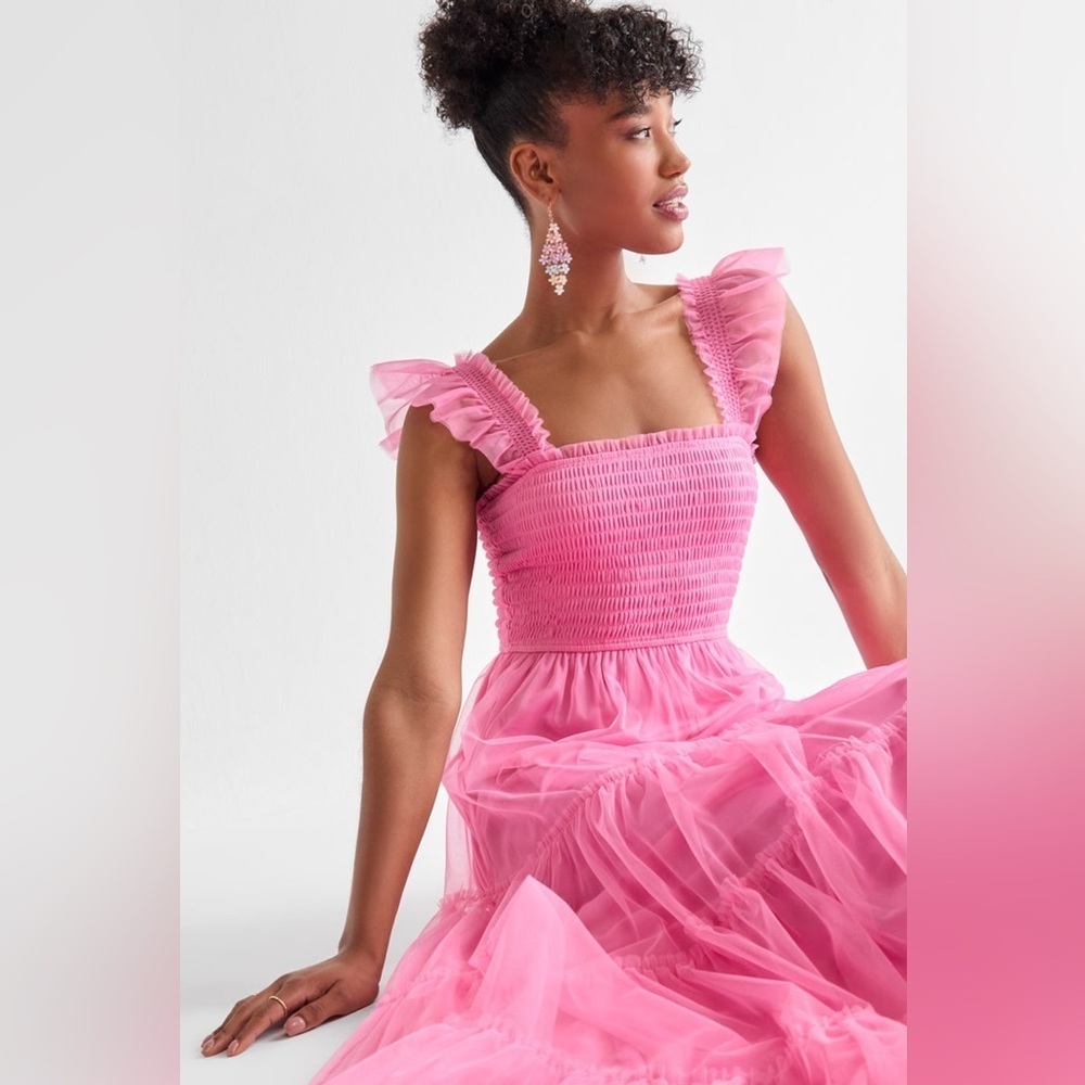 Francesca's Collections Pink Maxi Dress NWT - Picture 1 of 7